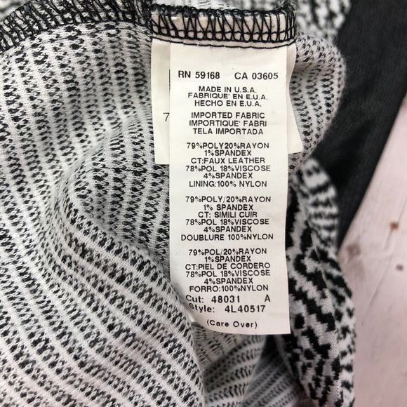 Karen Kane Women Short Sleeve Faux Leather Trim Sheath Dress Size Small M118 -9 - Picture 6 of 13